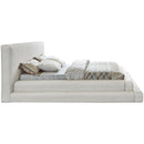 Meridian Dane Cream Teddy Fabric Queen Bed (3 Boxes) IMAGE 5