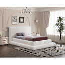 Meridian Dane Cream Teddy Fabric Twin Bed (3 Boxes) IMAGE 2