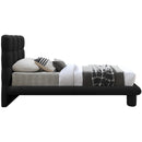 Meridian Deco Black Boucle Fabric Twin Bed (3 Boxes) IMAGE 4