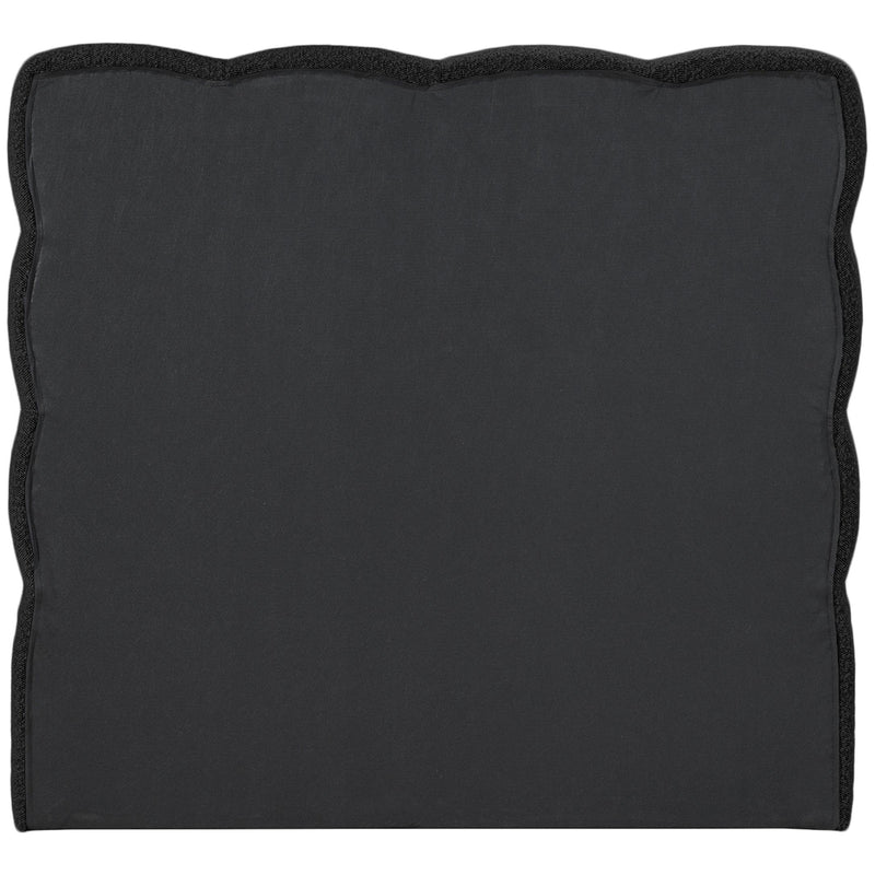 Meridian Deco Black Boucle Fabric Twin Bed (3 Boxes) IMAGE 5