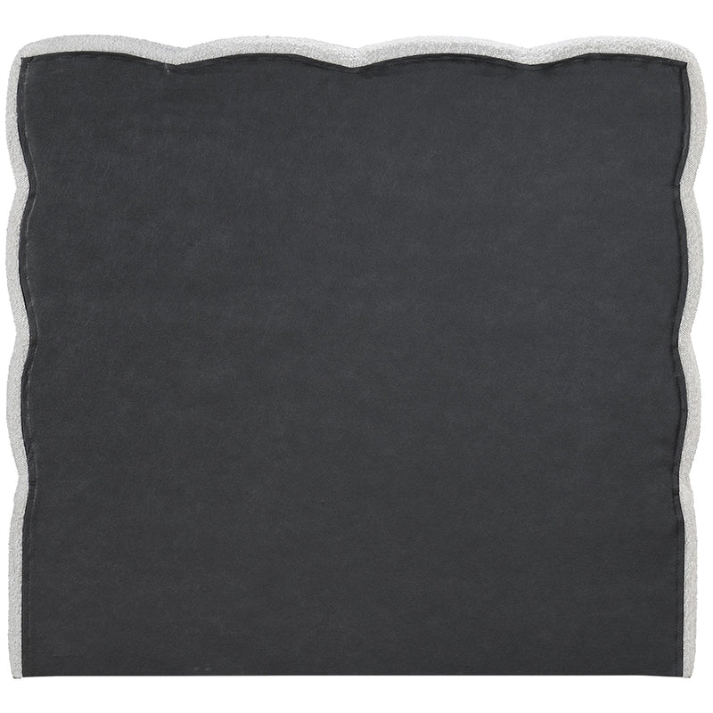 Meridian Deco Cream Boucle Fabric Twin Bed (3 Boxes) IMAGE 5