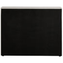 Meridian Devin Beige Linen Textured Fabric Twin Bed IMAGE 6