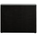 Meridian Devin Grey Linen Textured Fabric Twin Bed IMAGE 6