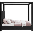 Meridian Eden Black Boucle Fabric King Bed (3 Boxes) IMAGE 4