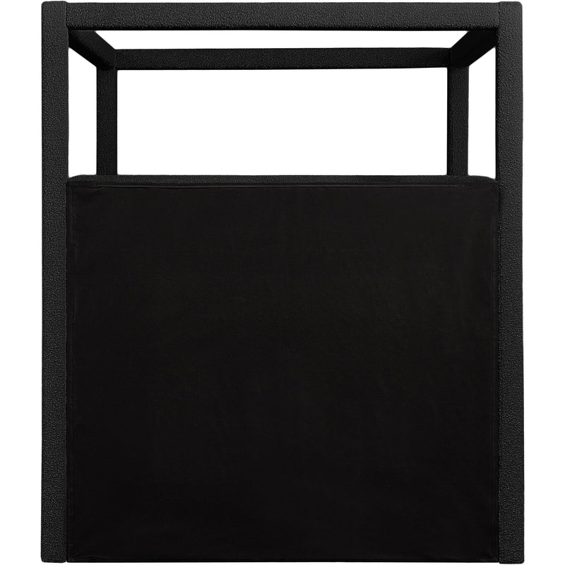 Meridian Eden Black Boucle Fabric Queen Bed (3 Boxes) IMAGE 5