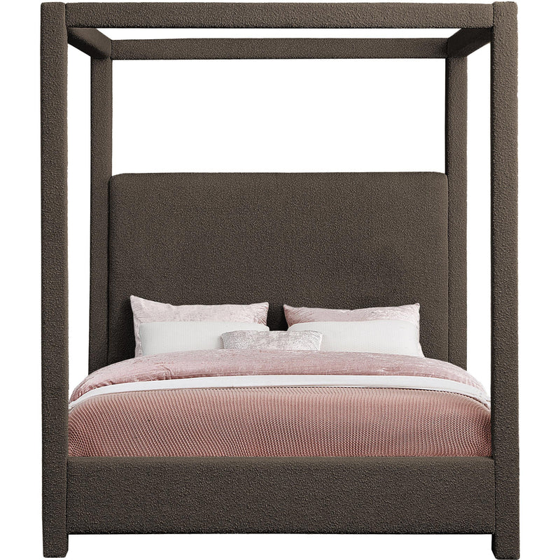 Meridian Eden Brown Boucle Fabric King Bed (3 Boxes) IMAGE 3