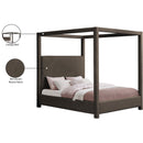 Meridian Eden Brown Boucle Fabric Queen Bed (3 Boxes) IMAGE 7