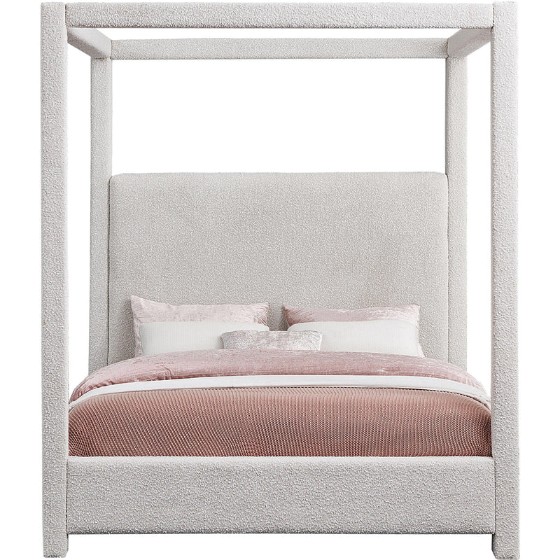 Meridian Eden Cream Boucle Fabric Queen Bed (3 Boxes) IMAGE 3