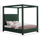 Meridian Eden Green Boucle Fabric King Bed (3 Boxes) IMAGE 8