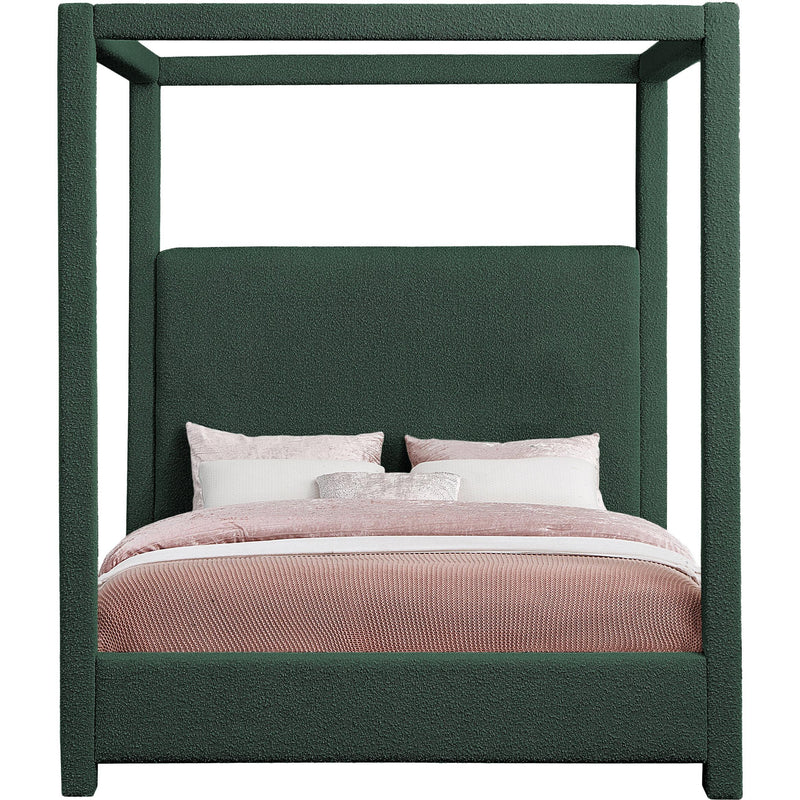 Meridian Eden Green Boucle Fabric Queen Bed (3 Boxes) IMAGE 3