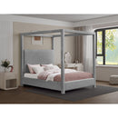 Meridian Eden Grey Boucle Fabric King Bed (3 Boxes) IMAGE 2