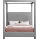 Meridian Eden Grey Boucle Fabric King Bed (3 Boxes) IMAGE 3