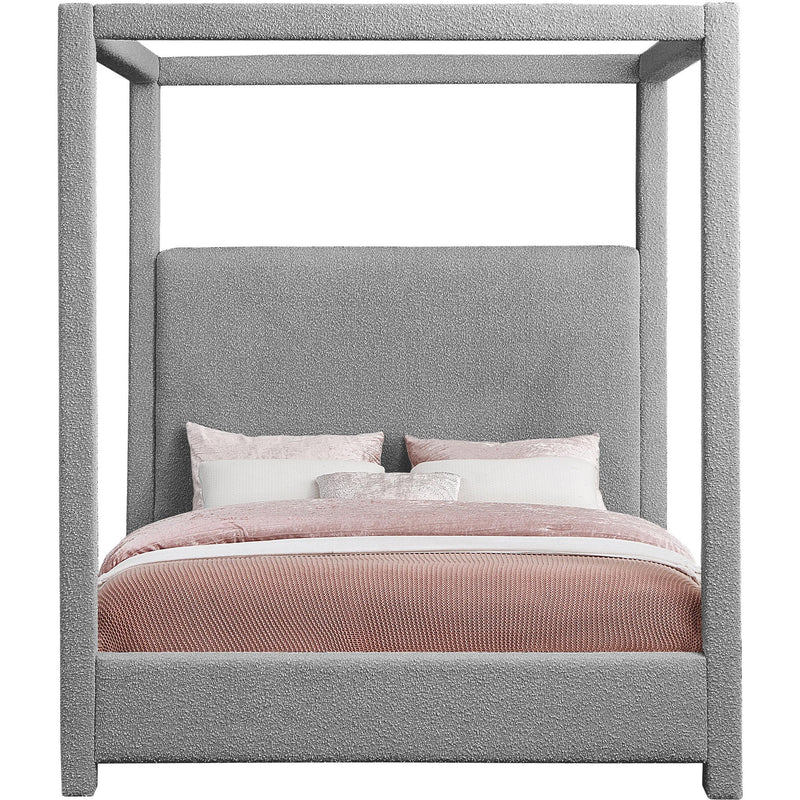 Meridian Eden Grey Boucle Fabric Queen Bed (3 Boxes) IMAGE 3