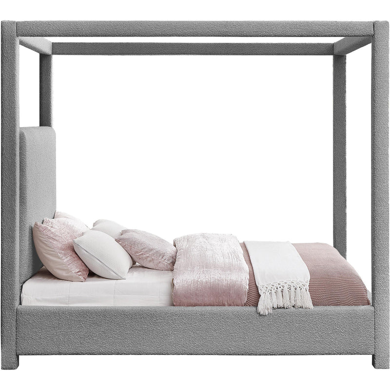 Meridian Eden Grey Boucle Fabric Queen Bed (3 Boxes) IMAGE 4