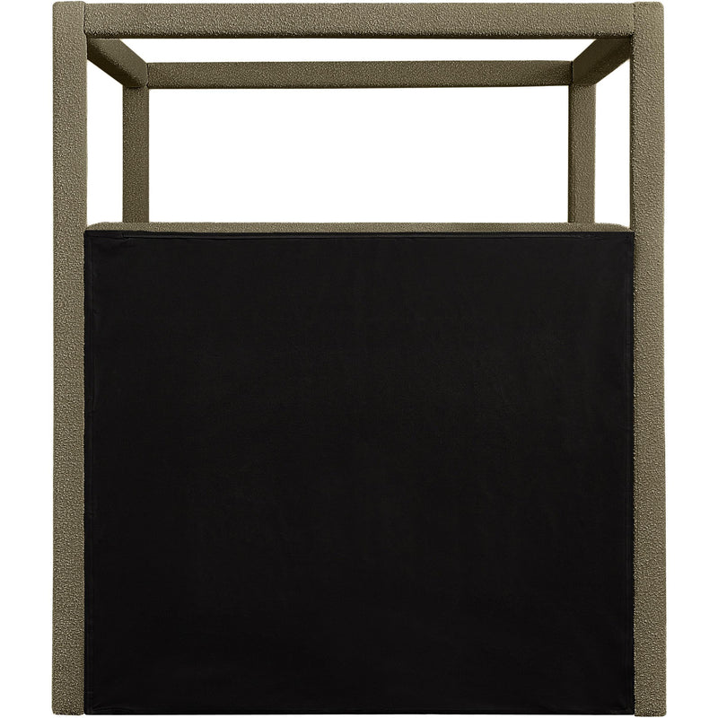 Meridian Eden Olive Boucle Fabric King Bed (3 Boxes) IMAGE 5