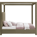 Meridian Eden Olive Boucle Fabric Queen Bed (3 Boxes) IMAGE 4