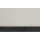 Meridian Flynn Beige Linen Textured Fabric King Bed IMAGE 7