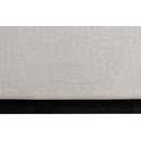 Meridian Flynn Beige Linen Textured Fabric Twin Bed IMAGE 7