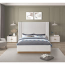 Meridian Halton Cream Boucle Fabric King Bed (3 Boxes) IMAGE 4