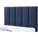 Meridian Harper Navy Linen Textured Fabric Twin Trundle Bed IMAGE 7