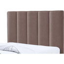 Meridian Hudson Brown Vegan Leather Twin Trundle Bed IMAGE 7