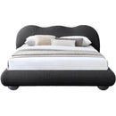 Meridian Hyde Black Boucle Fabric King Bed (3 Boxes) IMAGE 6
