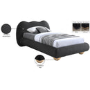 Meridian Hyde Black Boucle Fabric Twin Bed (3 Boxes) IMAGE 10