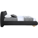 Meridian Hyde Black Boucle Fabric Twin Bed (3 Boxes) IMAGE 7