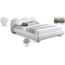 Meridian Hyde Cream Boucle Fabric Full Bed (3 Boxes) IMAGE 10