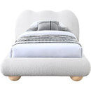 Meridian Hyde Cream Boucle Fabric Twin Bed (3 Boxes) IMAGE 5