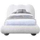 Meridian Hyde Cream Boucle Fabric Twin Bed (3 Boxes) IMAGE 6