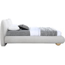 Meridian Hyde Cream Boucle Fabric Twin Bed (3 Boxes) IMAGE 7