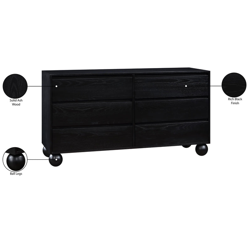 Meridian Kent Black Dresser IMAGE 11