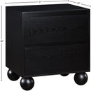Meridian Kent Black Night Stand IMAGE 10