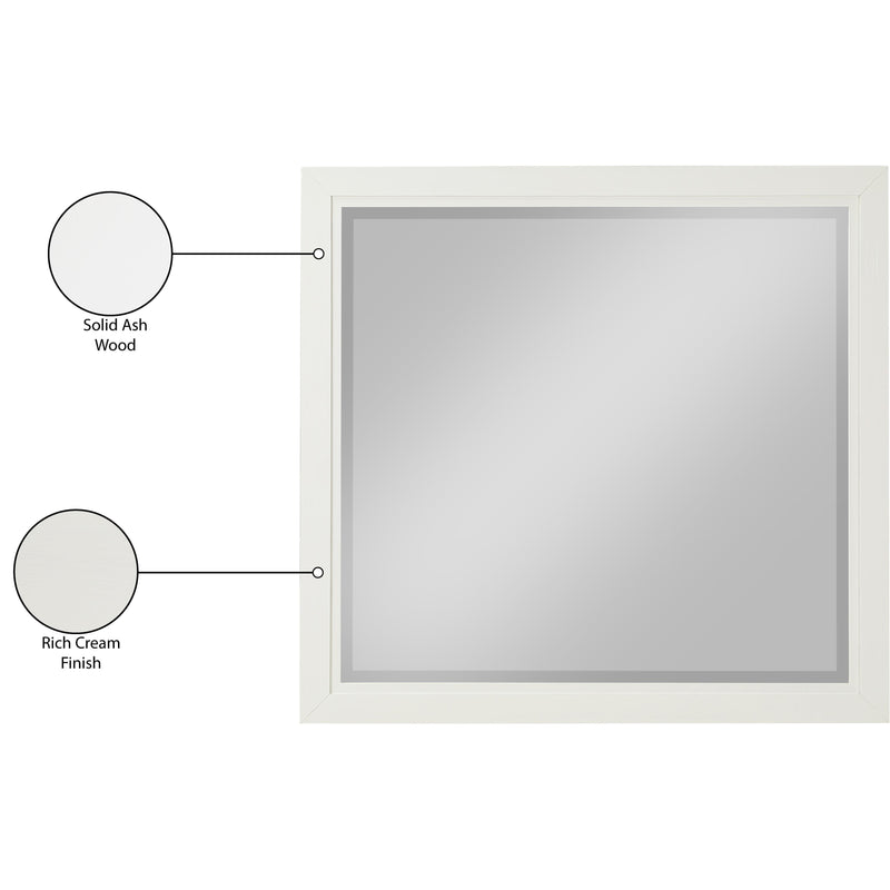 Meridian Kent Cream Mirror IMAGE 5