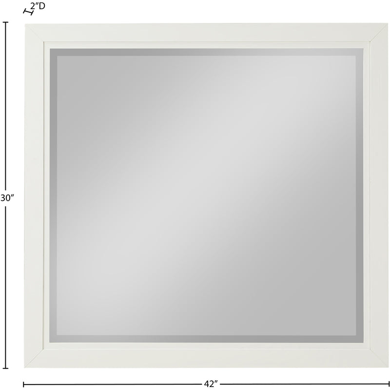 Meridian Kent Cream Mirror IMAGE 6
