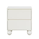 Meridian Kent Cream Night Stand IMAGE 3