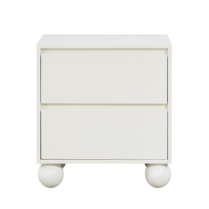 Meridian Kent Cream Night Stand IMAGE 3