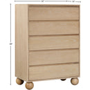 Meridian Kent Natural Chest IMAGE 10