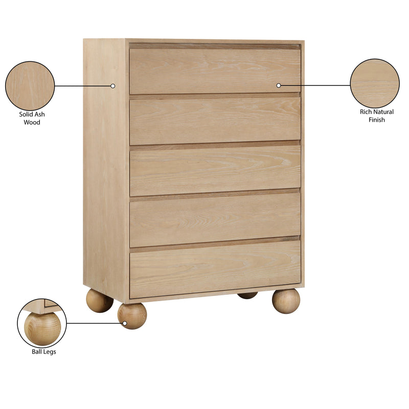 Meridian Kent Natural Chest IMAGE 9