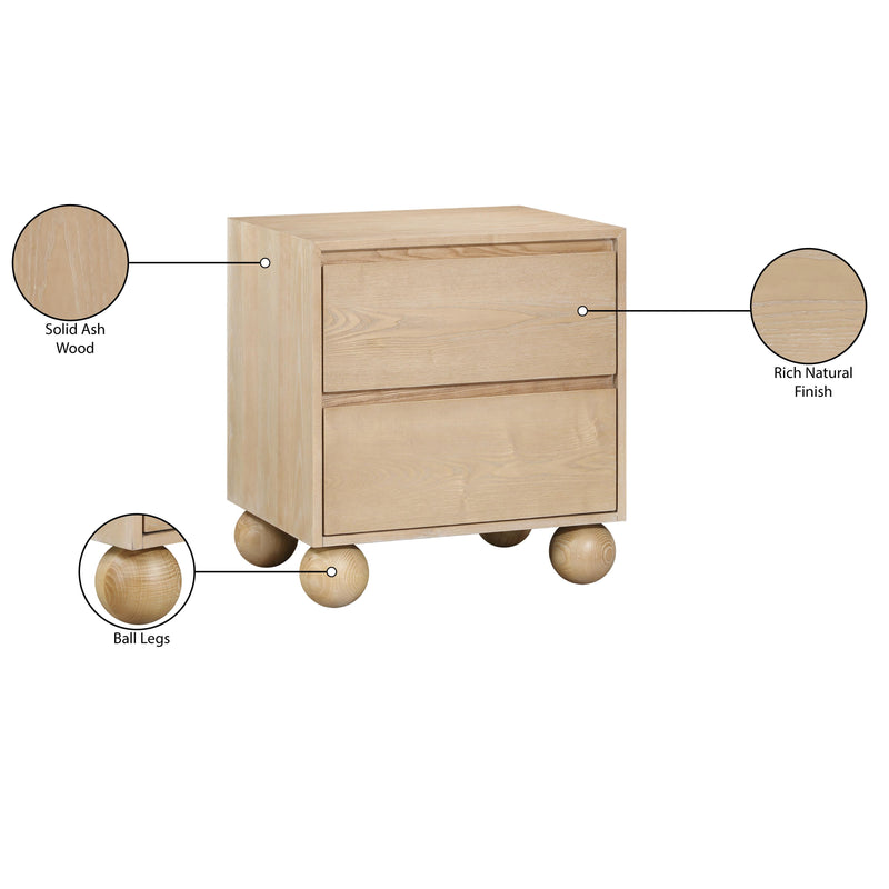 Meridian Kent Natural Night Stand IMAGE 9