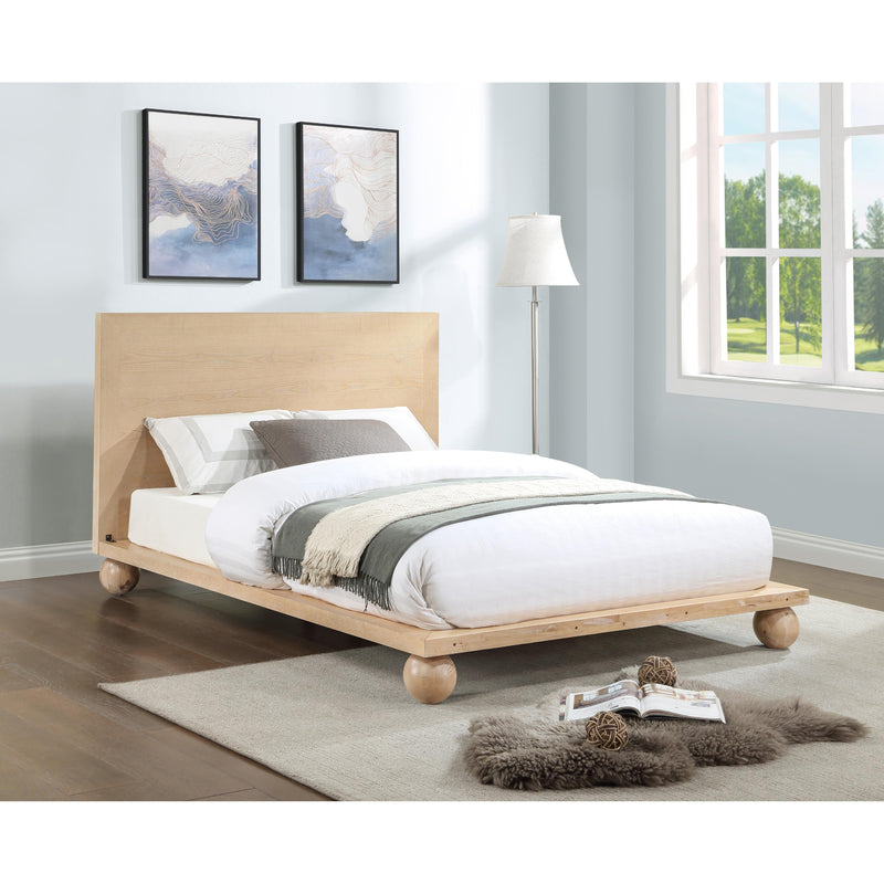 Meridian Kent Natural Queen Bed (3 Boxes) IMAGE 2