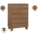 Meridian Kent Walnut Chest IMAGE 9