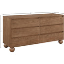 Meridian Kent Walnut Dresser IMAGE 11