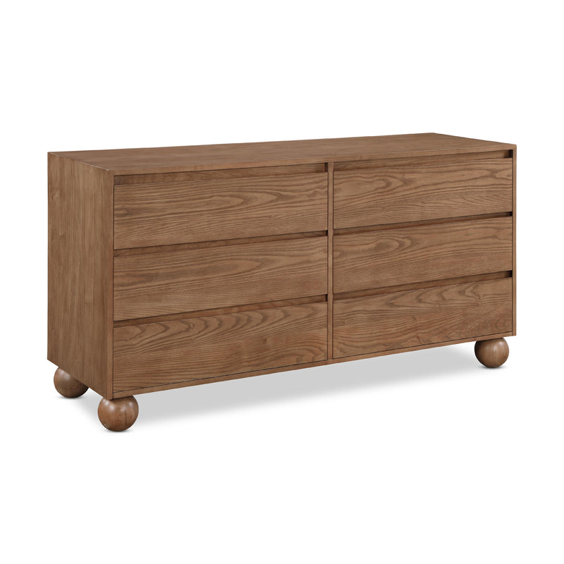 Meridian Kent Walnut Dresser IMAGE 1