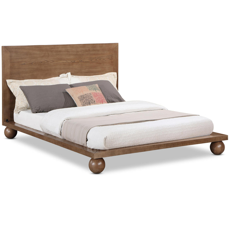 Meridian Kent Walnut King Bed (3 Boxes) IMAGE 1