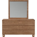 Meridian Kent Walnut Mirror IMAGE 5