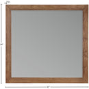 Meridian Kent Walnut Mirror IMAGE 7