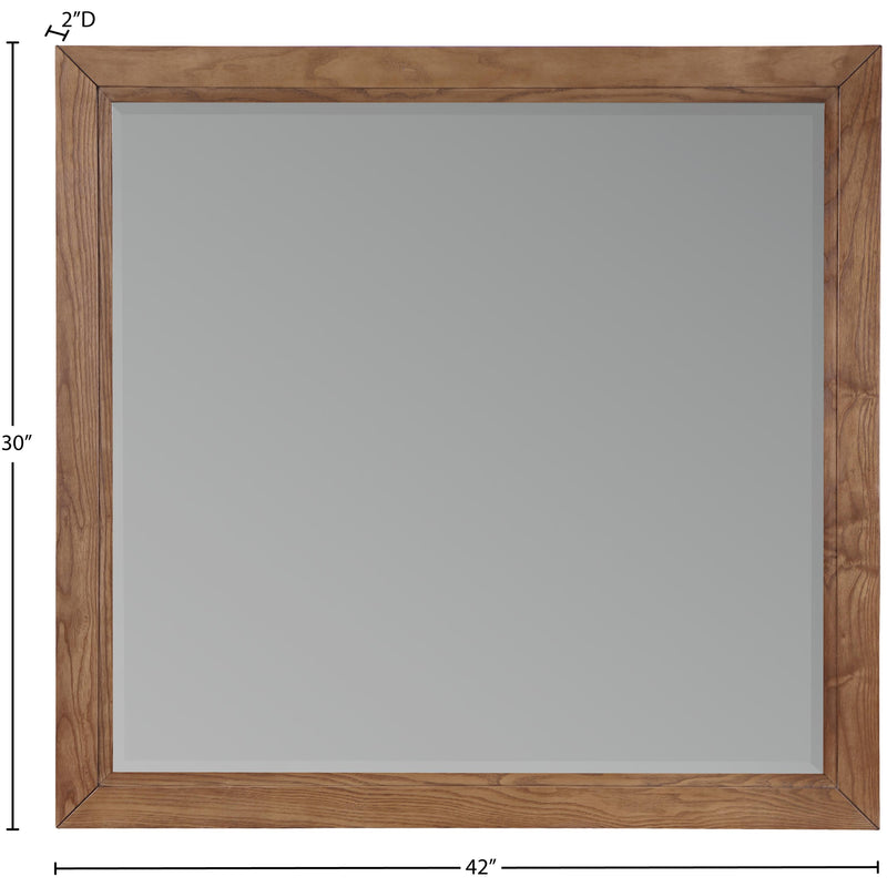Meridian Kent Walnut Mirror IMAGE 7