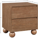 Meridian Kent Walnut Night Stand IMAGE 10